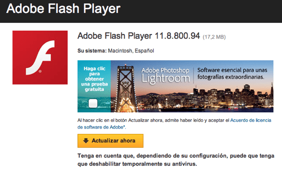 adobe flash on mac set